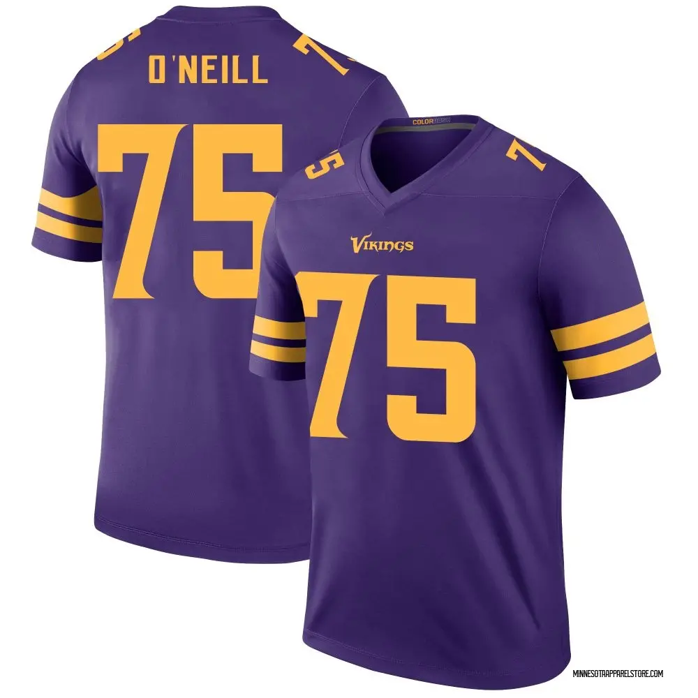 Minnesota vikings color 2025 rush jersey