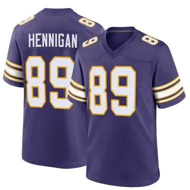 Thomas Hennigan Youth Game Purple Minnesota Vikings Classic Jersey