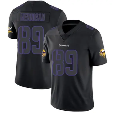 Thomas Hennigan Youth Limited Black Impact Minnesota Vikings Jersey